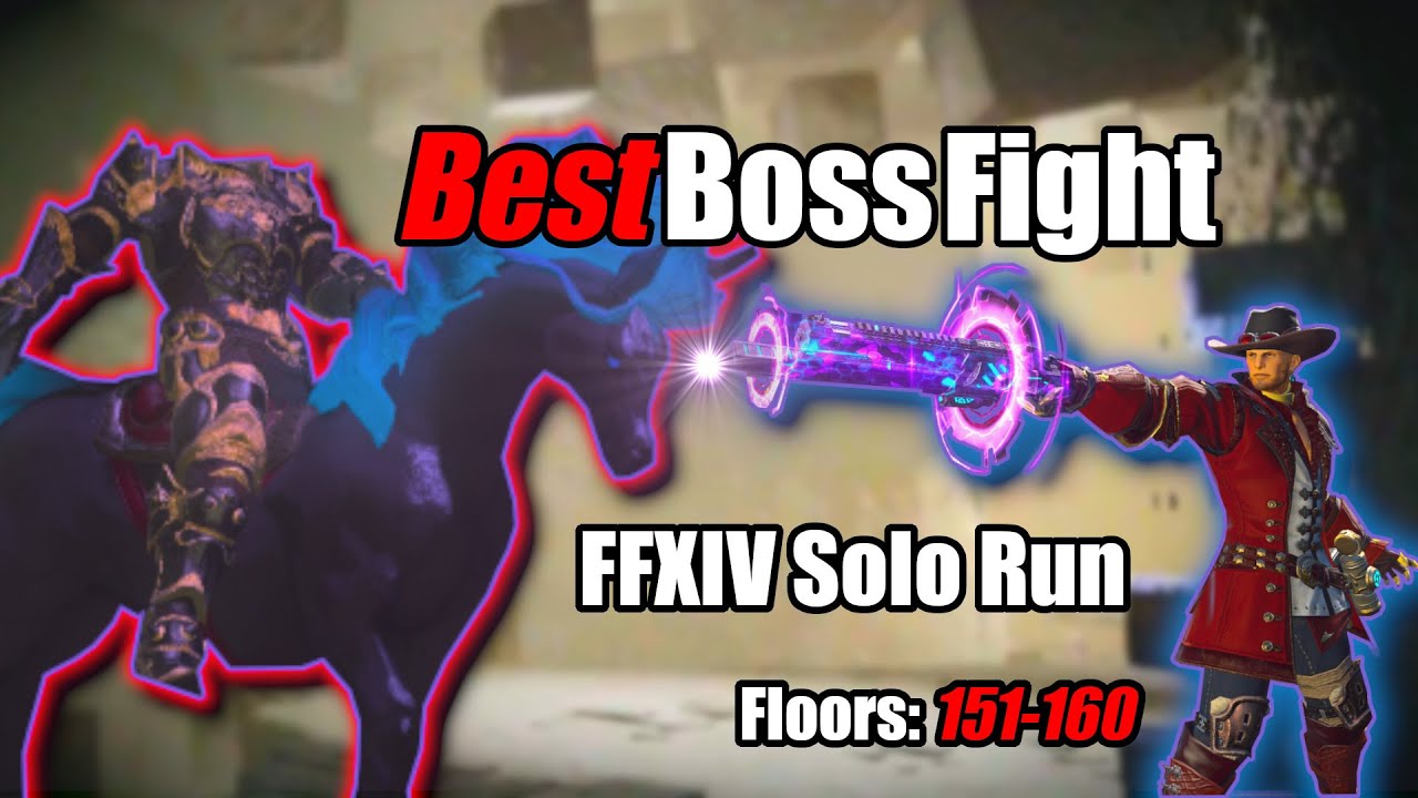 The Best Boss Fight in Palace of the Dead | FFXIV Solo Necromancer Run (151&ndash;160)