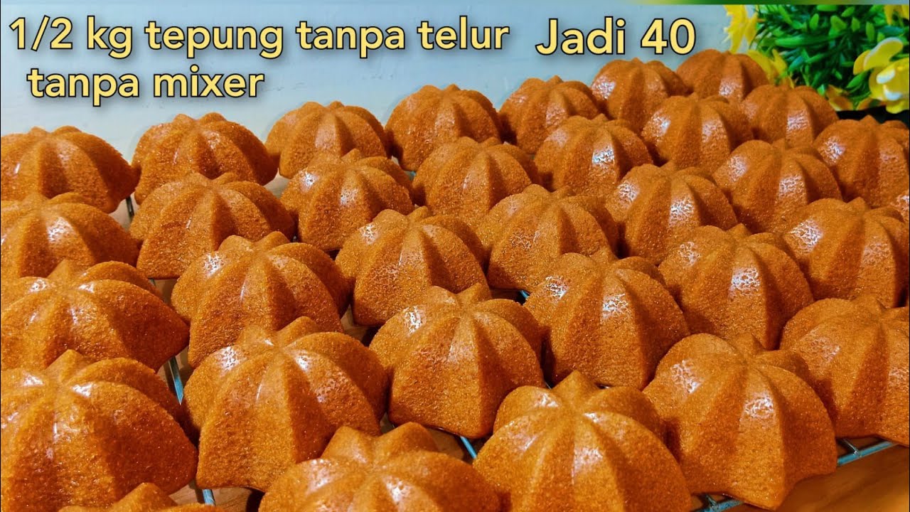 Tanpa telur tanpa mixer bisa semantul ini || Bolu sakura &frac12; kg tepung