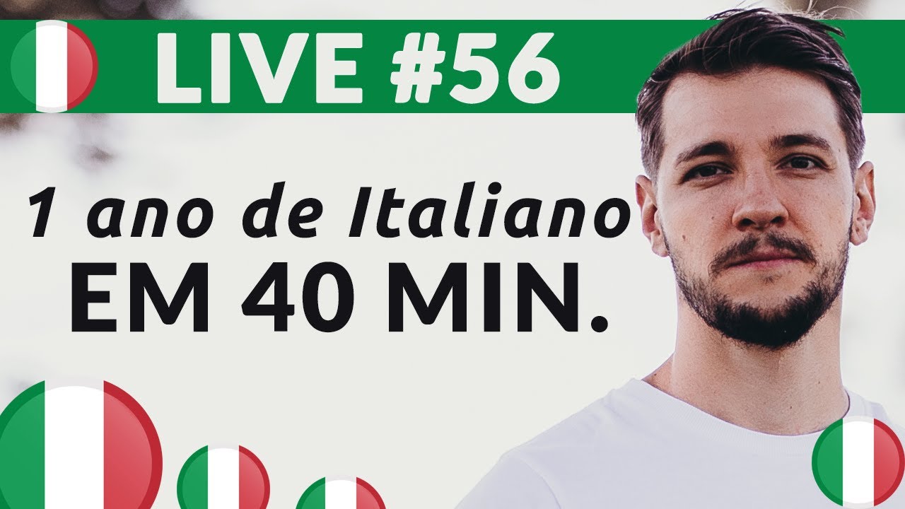 Desbloqueando o italiano | 1 ano de italiano em 40 minutos