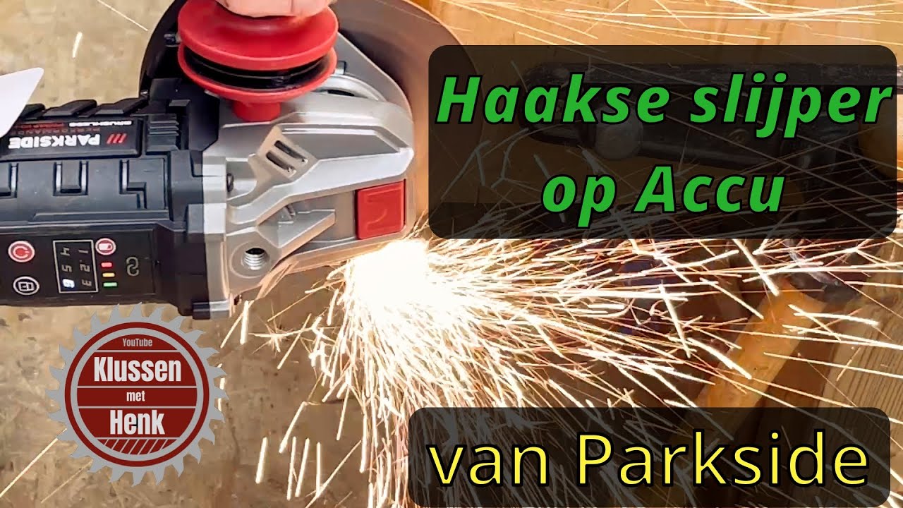 Parkside Haakse slijper PWSAP 20 LI Performance uitpakken en testenl