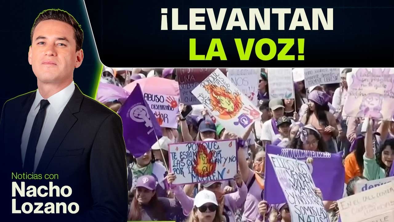 8M | Miles de mujeres protestaron en calles de la CDMX | Noticias con Nacho Lozano