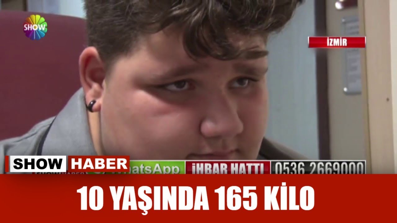 10 yaşında 165 kilo!