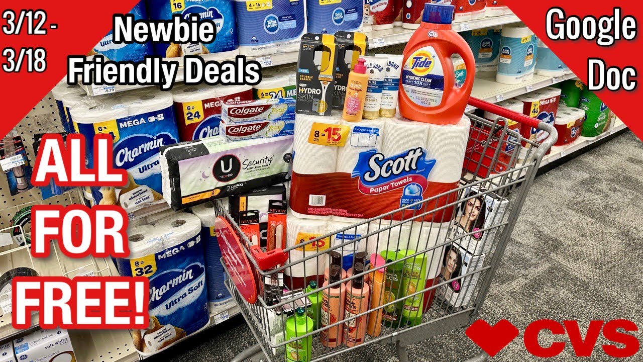 CVS Free & Cheap Couponing Deals & Haul | 3/12 - 3/18| Beauty Money Makers! | Newbie Friendly Deals