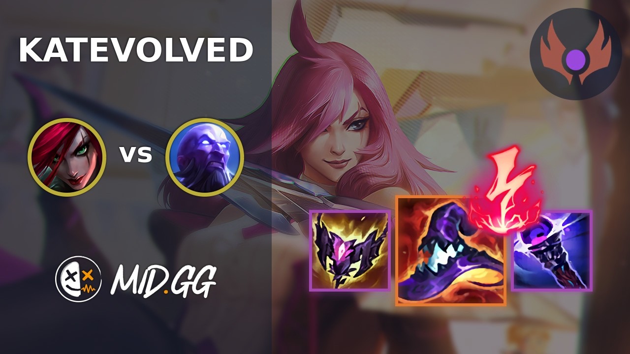 MID.GG: [ KatEvolved ] Katarina MID vs Ryze | NA MASTER | LOL Season 2026