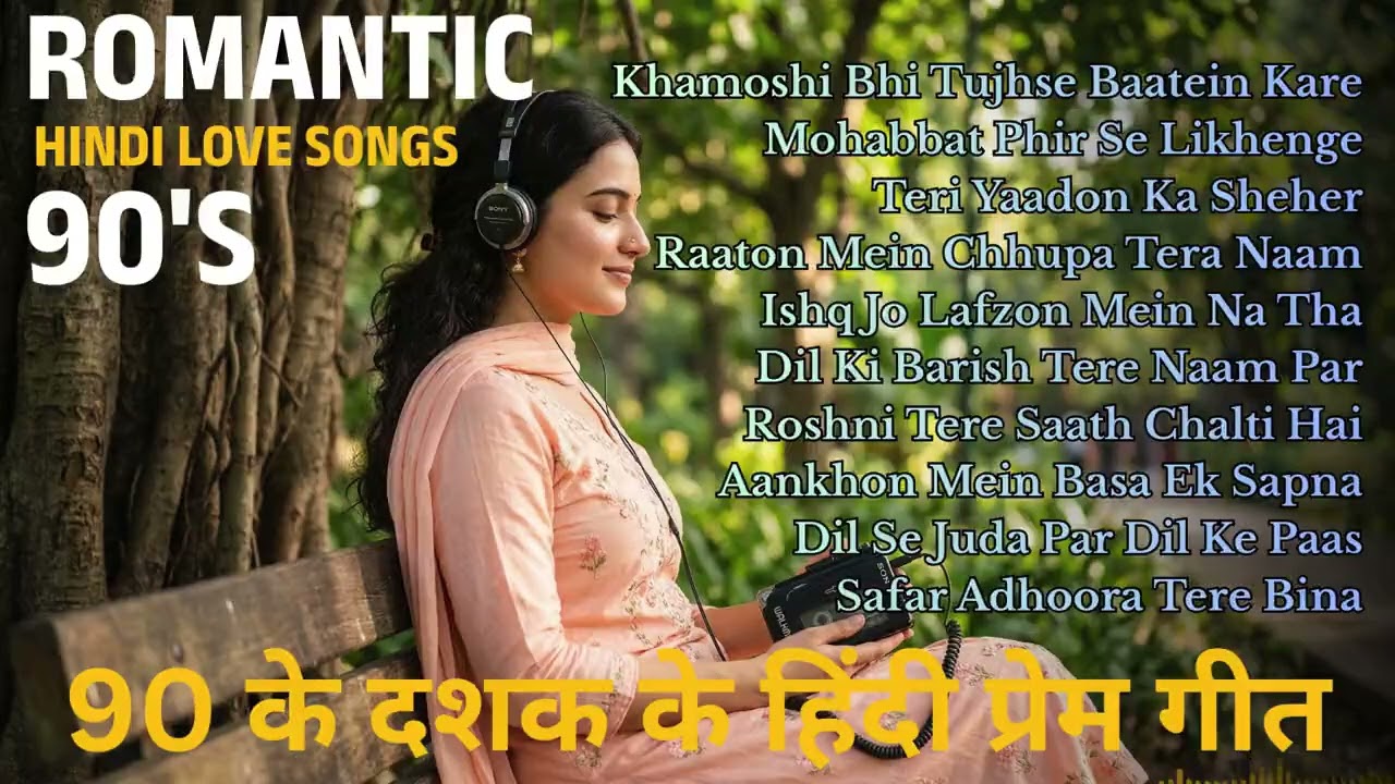 90s Hindi Romantic 💞 Iconic Bollywood Love Songs Playlist