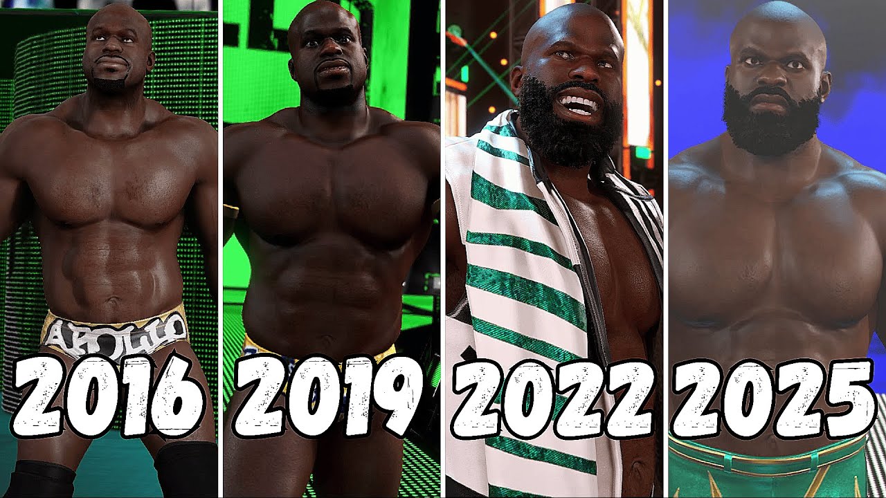 Evolution of Apollo Crews Entrance 2016 -2025 - WWE Games