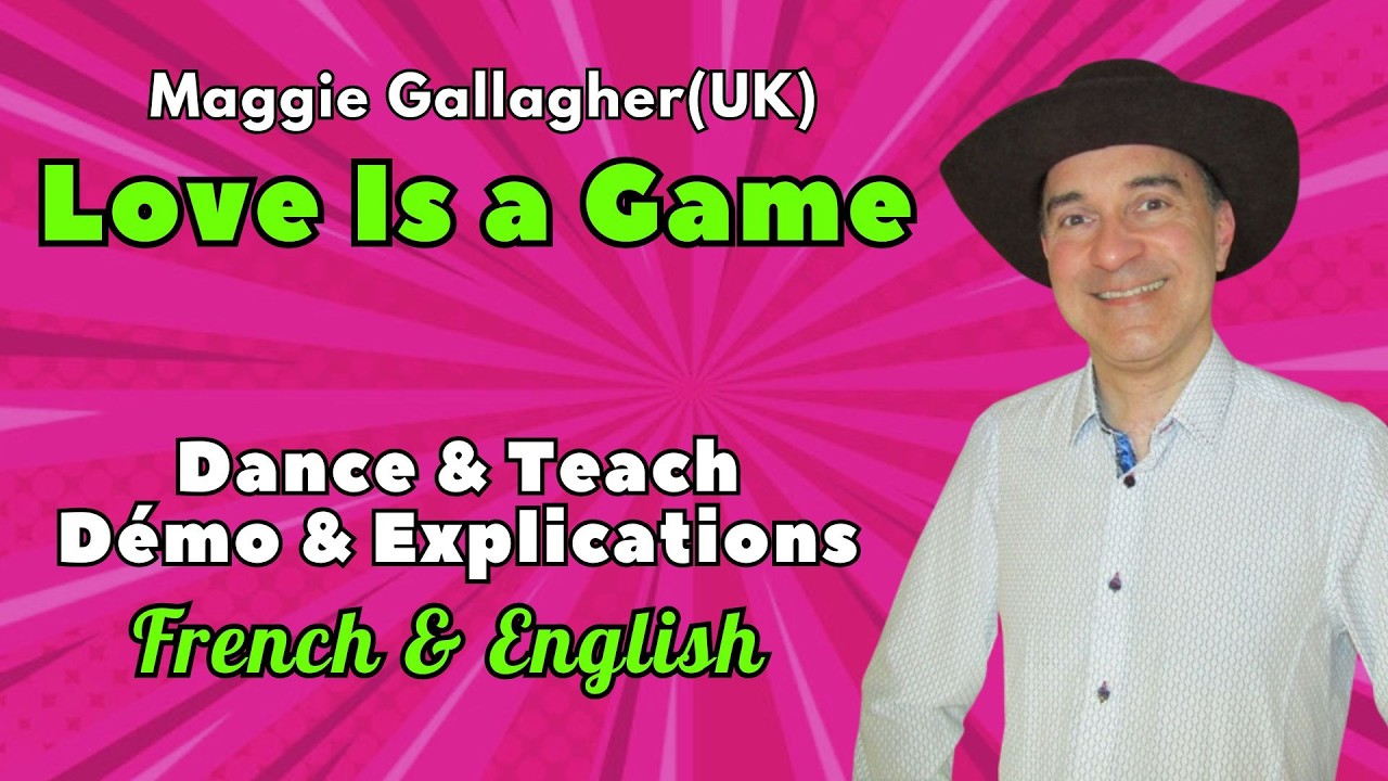 Love Is a Game Line Dance (Dance & Teach / Démo & Explications / French & English)