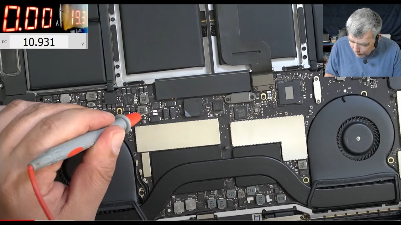 MacBook A1707 820-00928 no power repair - PP3V3 G3H missing, a common fault in MacBooks