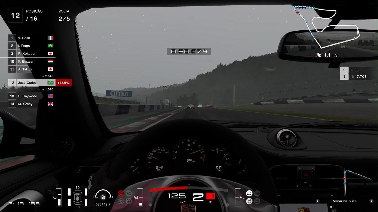 Corrida em interlagos