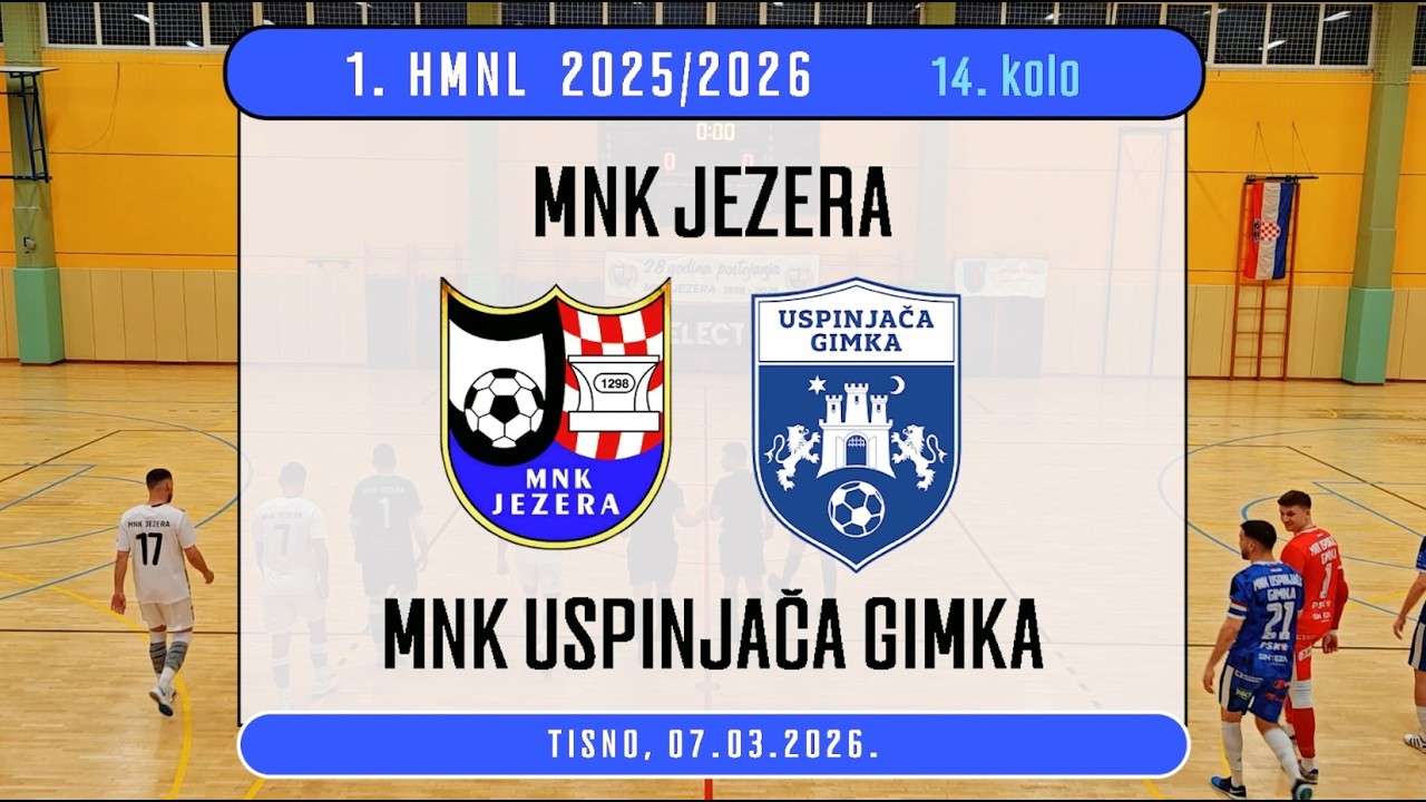 1. HMNL: JEZERA - USPINJAČA GIMKA  4:3, 07.03.2026.