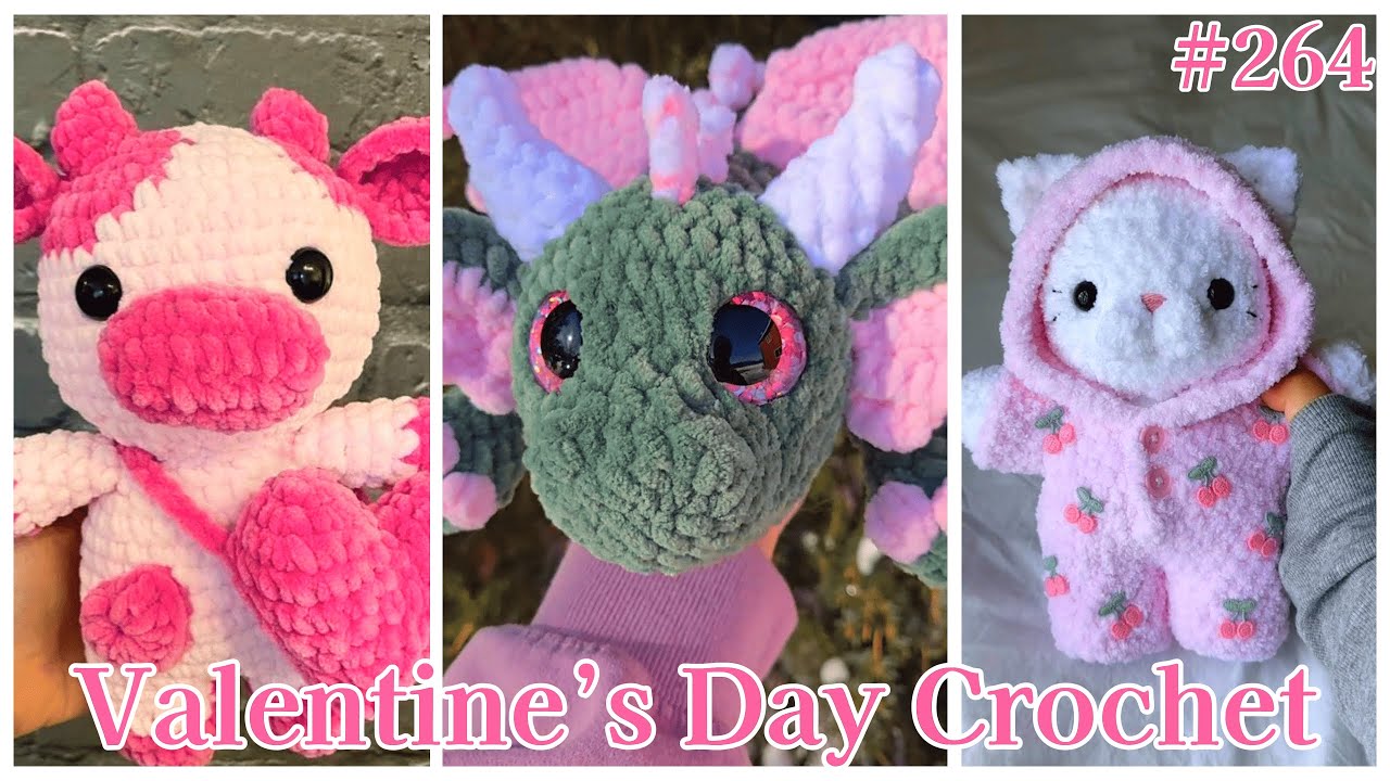 🧶💌🎀 Valentine’s Day Crochet Tok Compilation 2026 | Crochet Tok Fam 🧶💌🎀 #264
