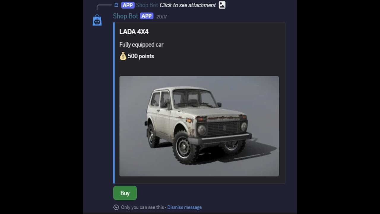 [DAYZ] Hunter Mods - Shop Bot (Update)