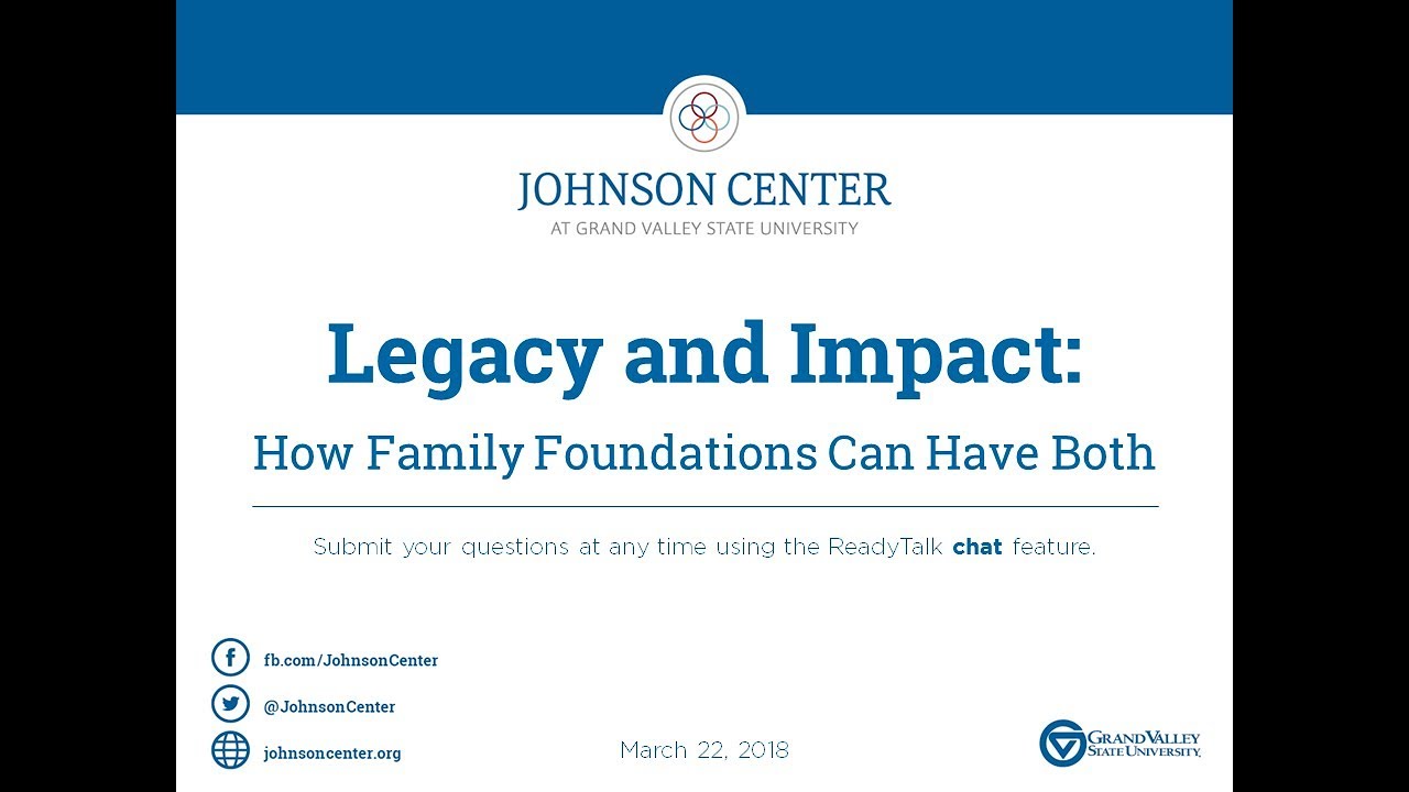 Legacy and Impact: How Family Foundations Can Have Both