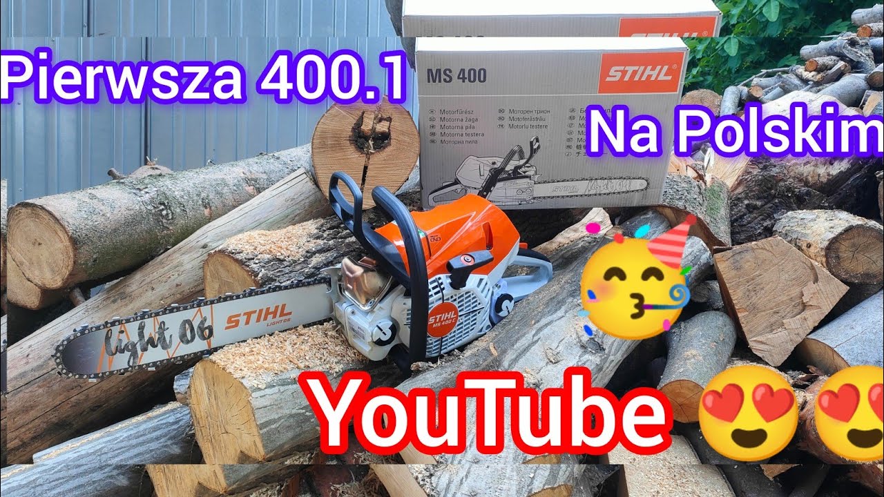 Długo Wyczekiwana Polska Prezentacja Pilarki Stihl 400.1 (Konstrukcja, Ciekawostki) Początek testów!