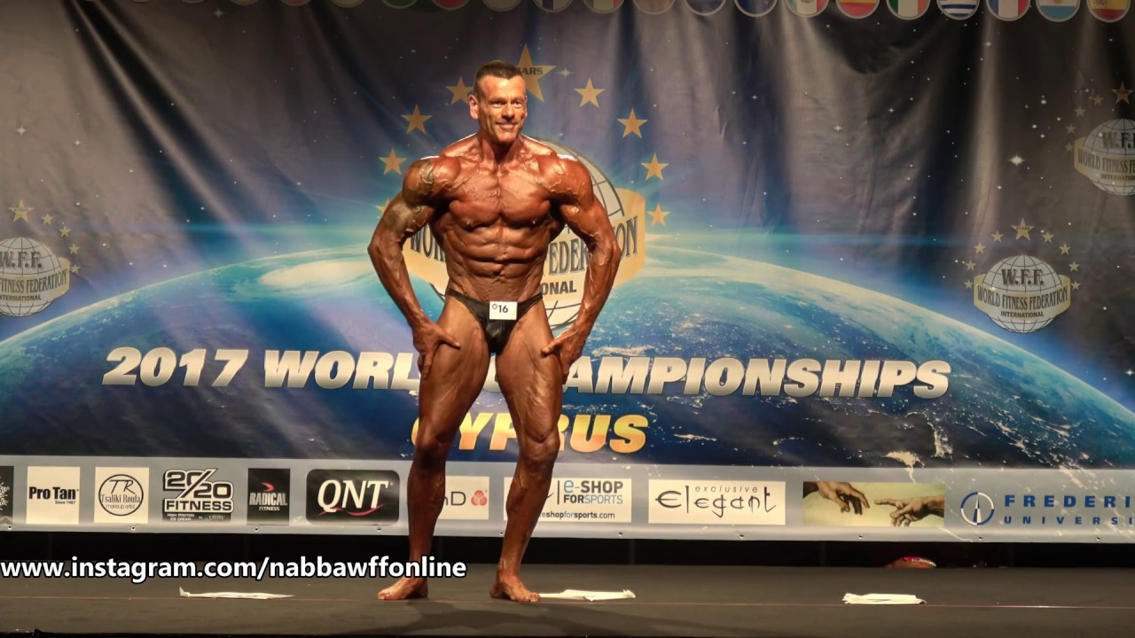 Johnny Moore – Competitor No 16– Men Masters Over 50 - WFF World Championship 2017