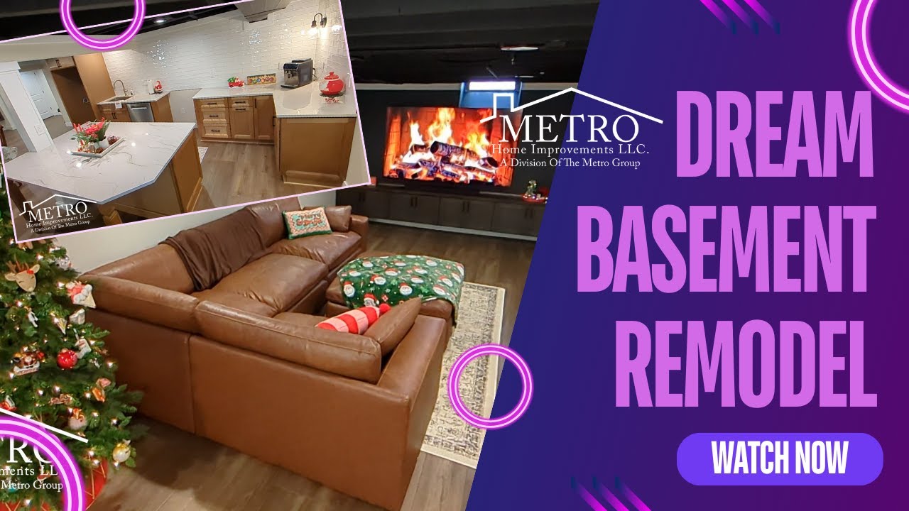 Dream Basement Remodel In Macomb, Michigan | Metro Home Improvements