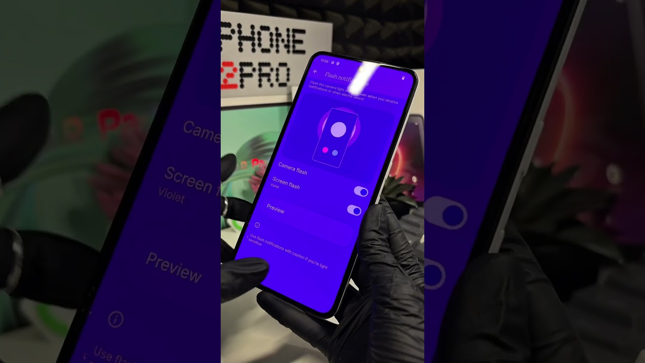 Nothing phone 2 PRO #nothingphone #nothingphone2 #cmf #notification #flashlight #torch