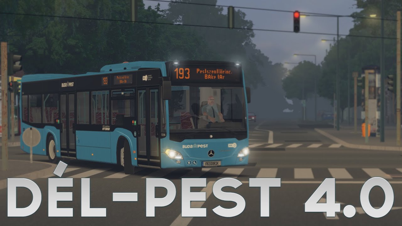 OMSI 2 - Dél-Pest 4.0 - Citaro C2 Voith - Line 193E: Köbánya-Kispest - Ganztelep