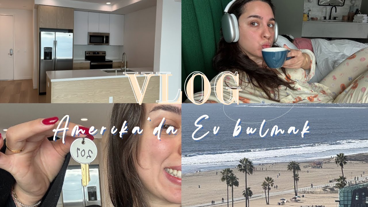 Amerika’da Yeni Evimizi Nasıl Bulduk? | Los Angeles’a Dönüş & Taşınma Sürecim (VLOG)