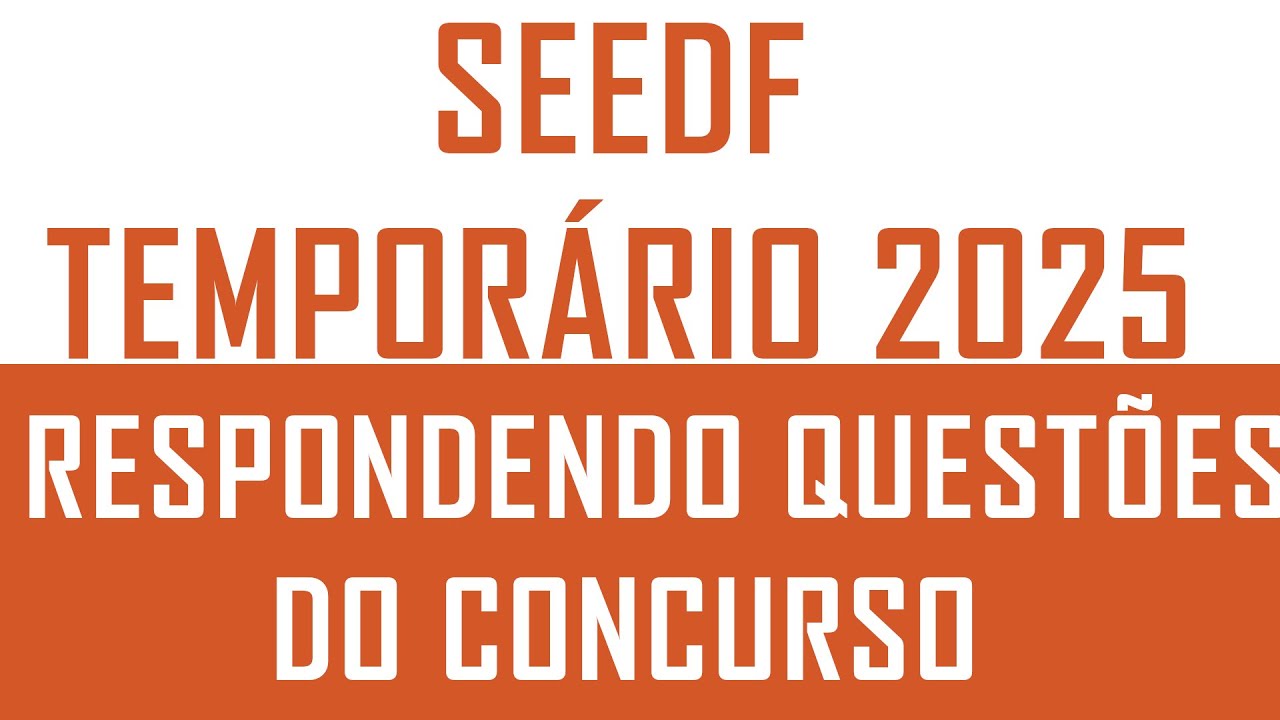 Respondendo as questões de ARTES VISUAIS do SEDF 2025