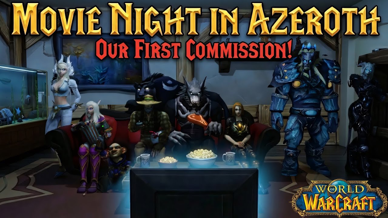 World of Warcraft Machinima 🍿 | Movie Night in Azeroth (WoW 3d teaser Animation)