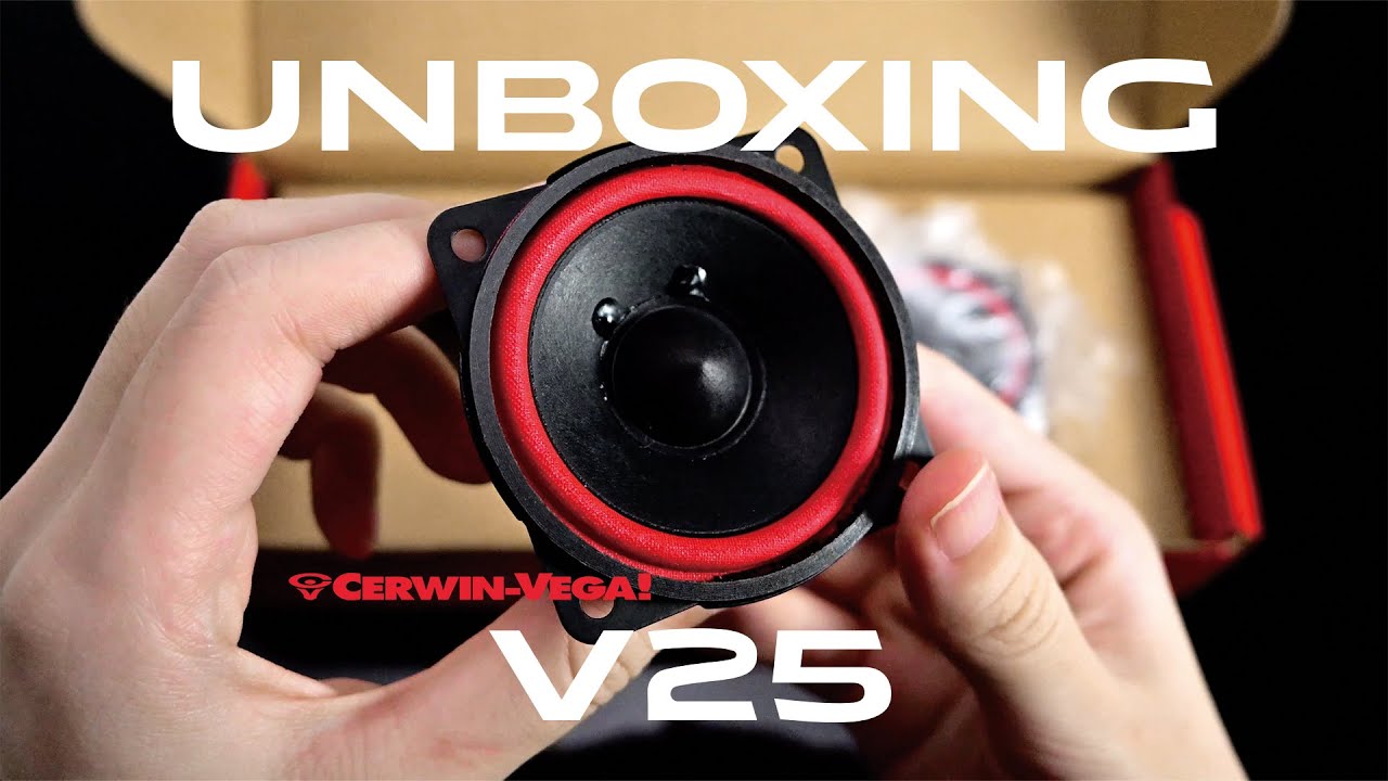 Unboxing Cerwin Vega V25 🔊 | 6.5” VEGA Series 2.5