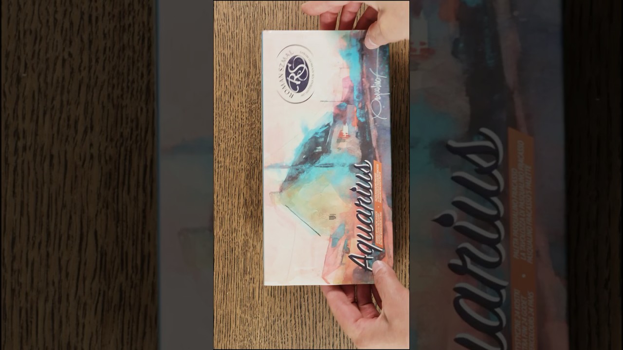 Swatching Roman Szmal&rsquo;s Pasqualino Fracasso watercolour paint palette