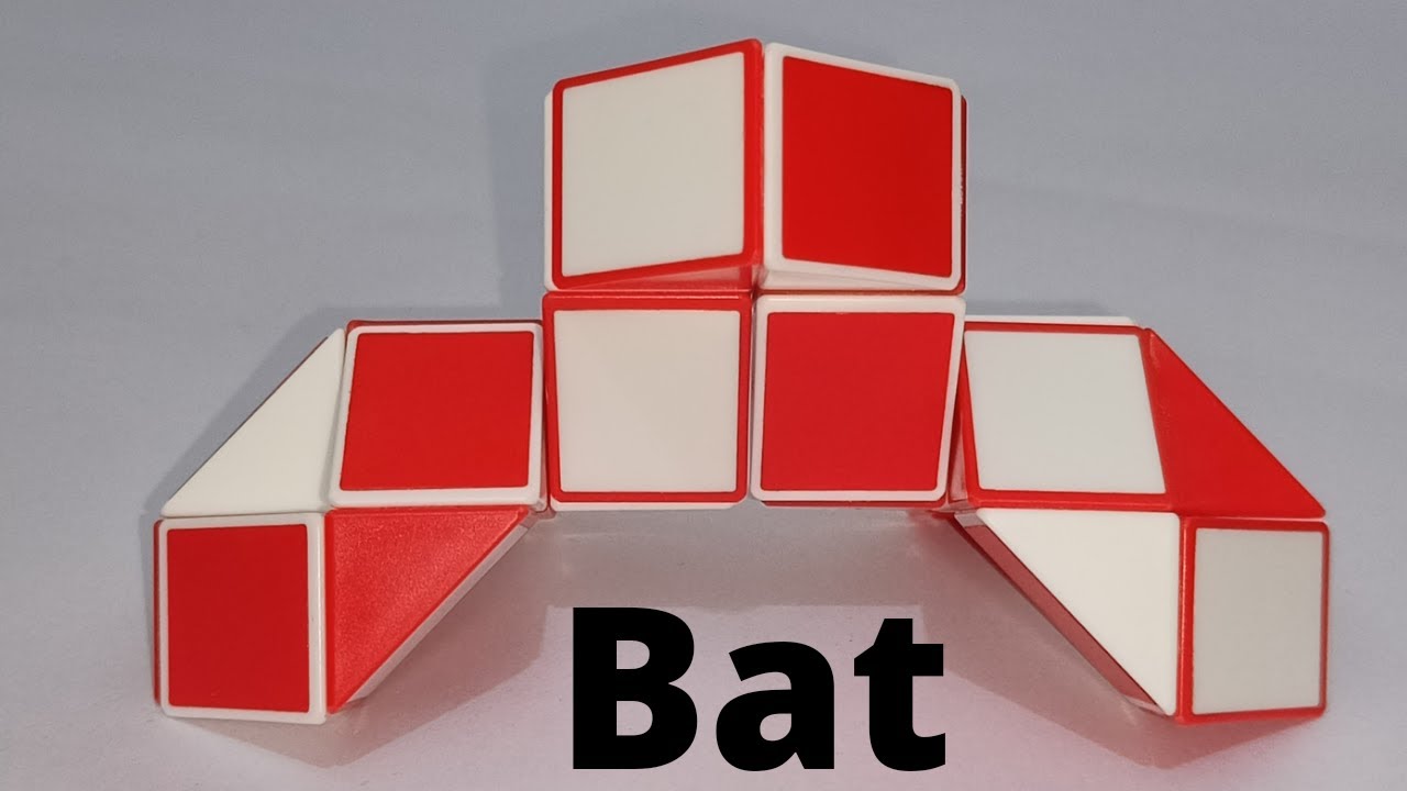 Make a Bat 🦇 with Snake Cube