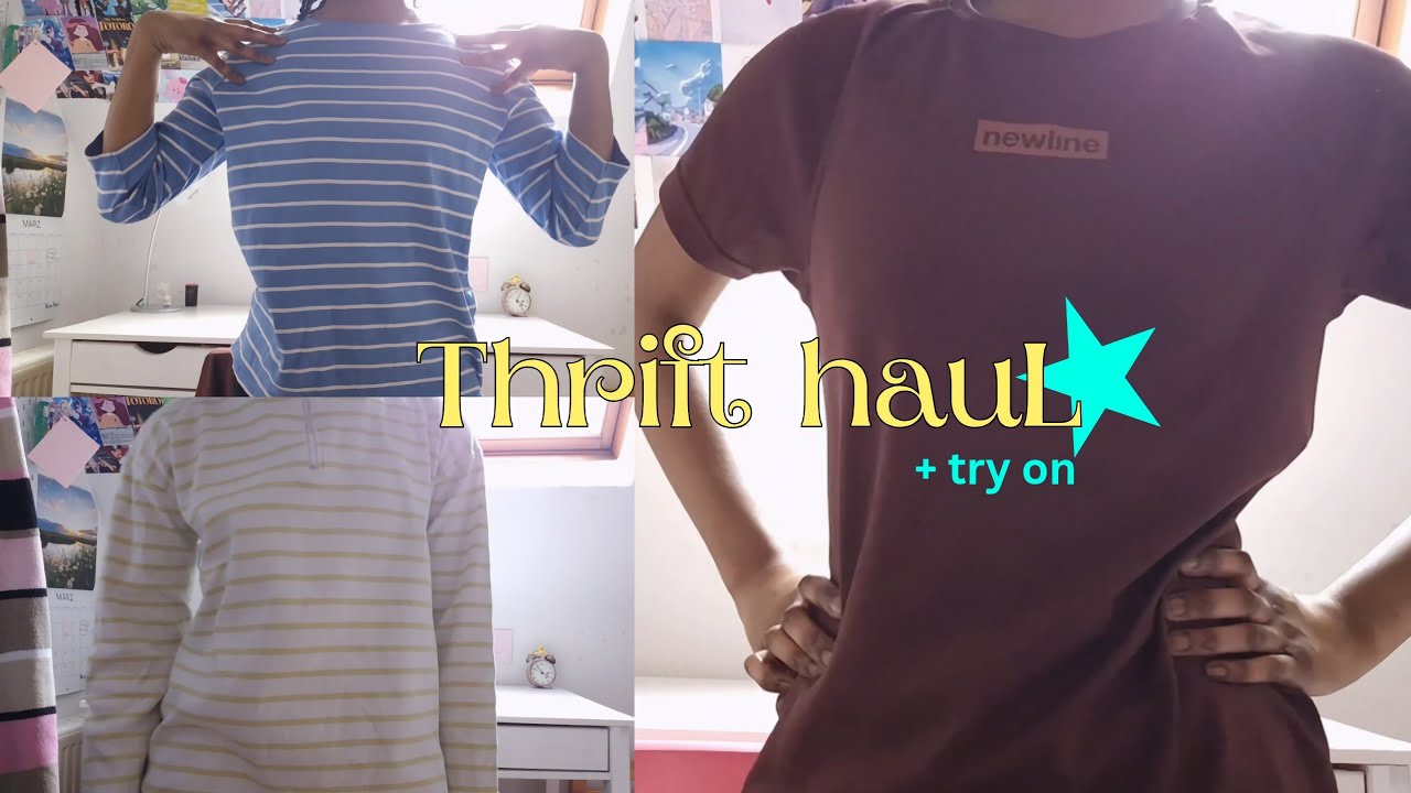 THRIFT HAUL + try on ! (realistic finds)