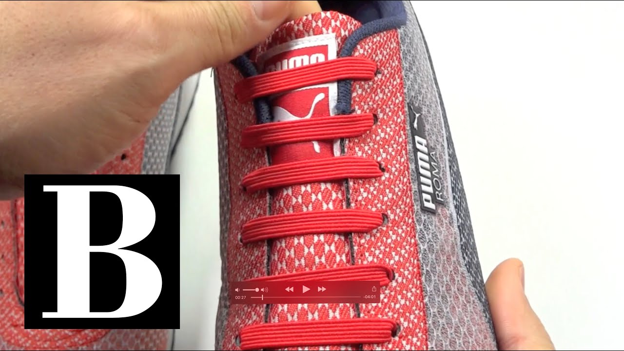 How to: Xpand Elastic Shoelaces Bar Lacing Pattern