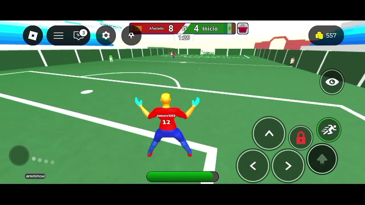 Jogando futebol de rua realista sozinho server público 