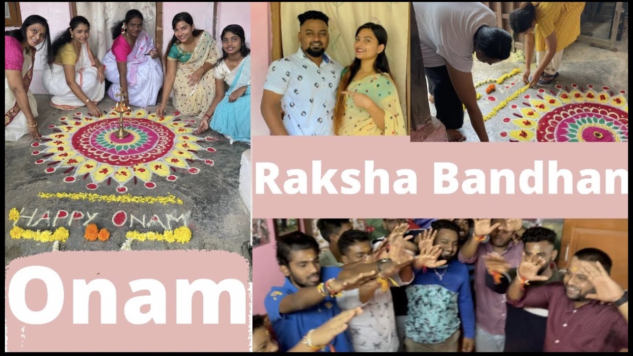 HAPPY ONAM | RAKSHA BANDHAN | DAILY VLOGS | VLOG 51| RINSI DAICE