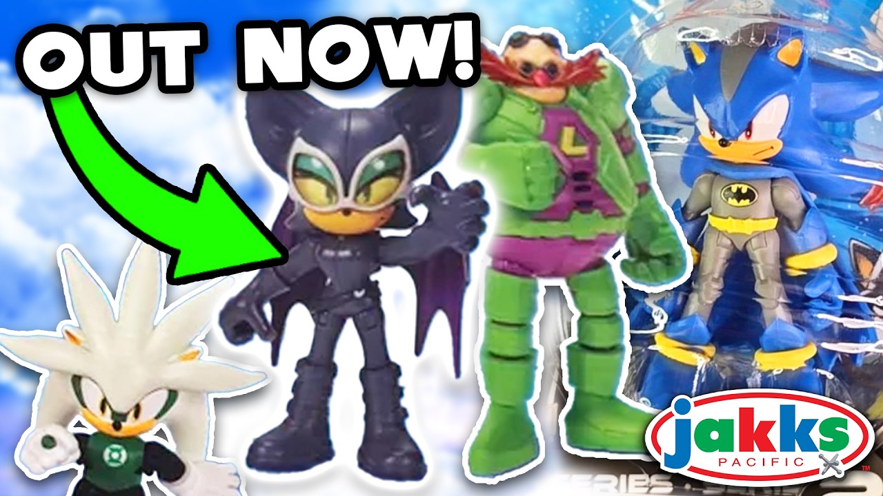 Новые фигурки Sonic X DC Wave 2 уже в продаже! (Женщина-кошка Руж, Серебряный Зелёный Фонарь, Эгг...