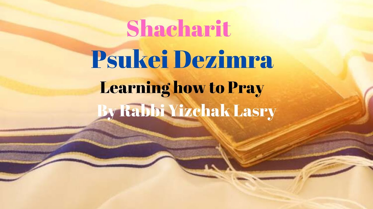 How to Pray -Shacharit -Pesukei Dezimra