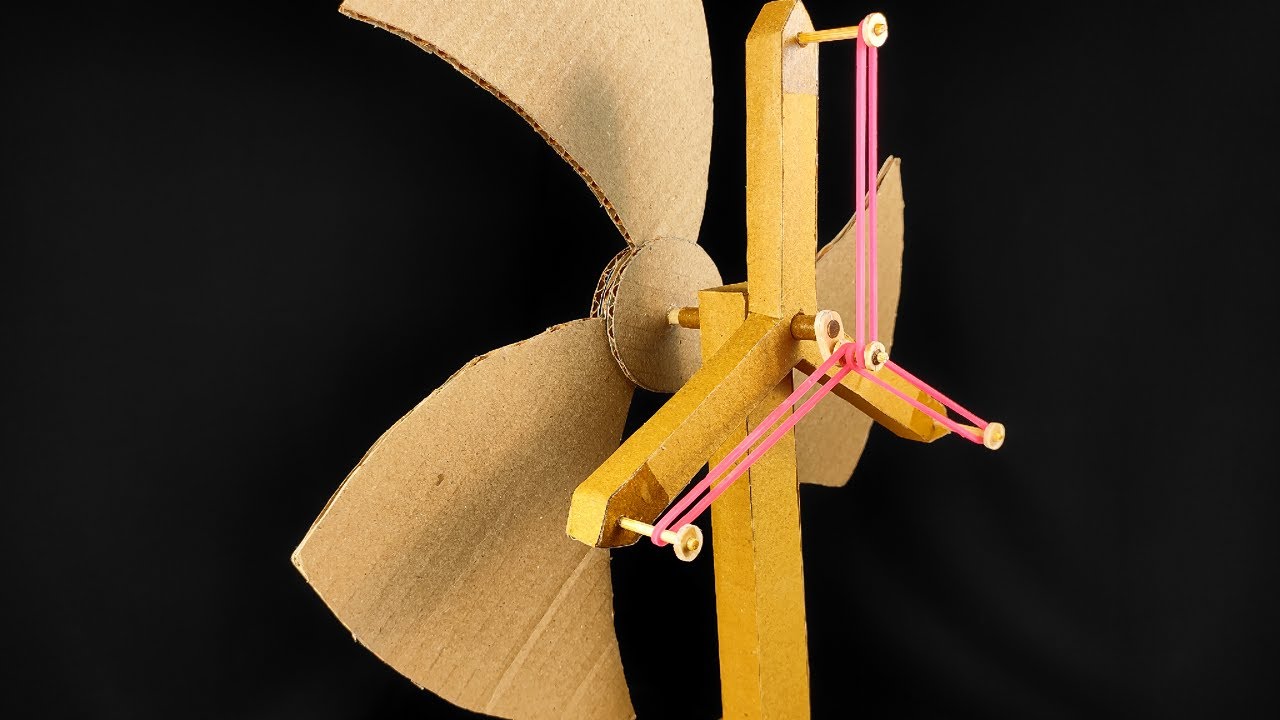 Self Running Free Energy Fan Device 100% How to make a Infinity Fan with cardboard |Black RoboBrain