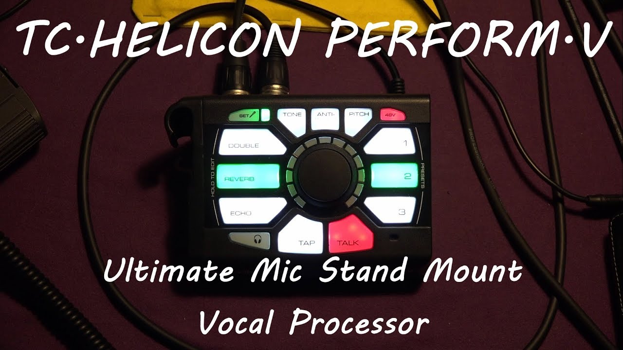 TC.HELICON PERFORM.V Vocal Processor Review.