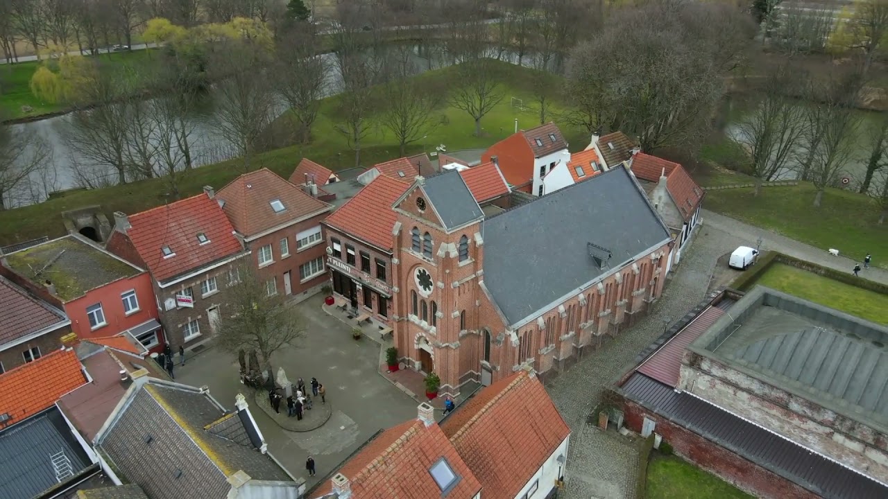 Drone footage: Lillo fort Antwerpen