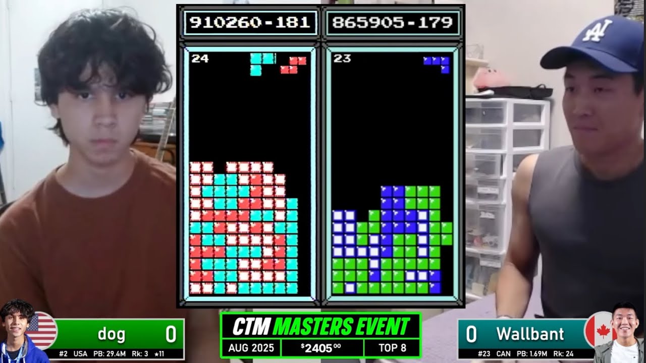 THERE&rsquo;S AN OPENING?? Dog, Wallbant | Top 8 | Classic Tetris Monthly Masters August 2025