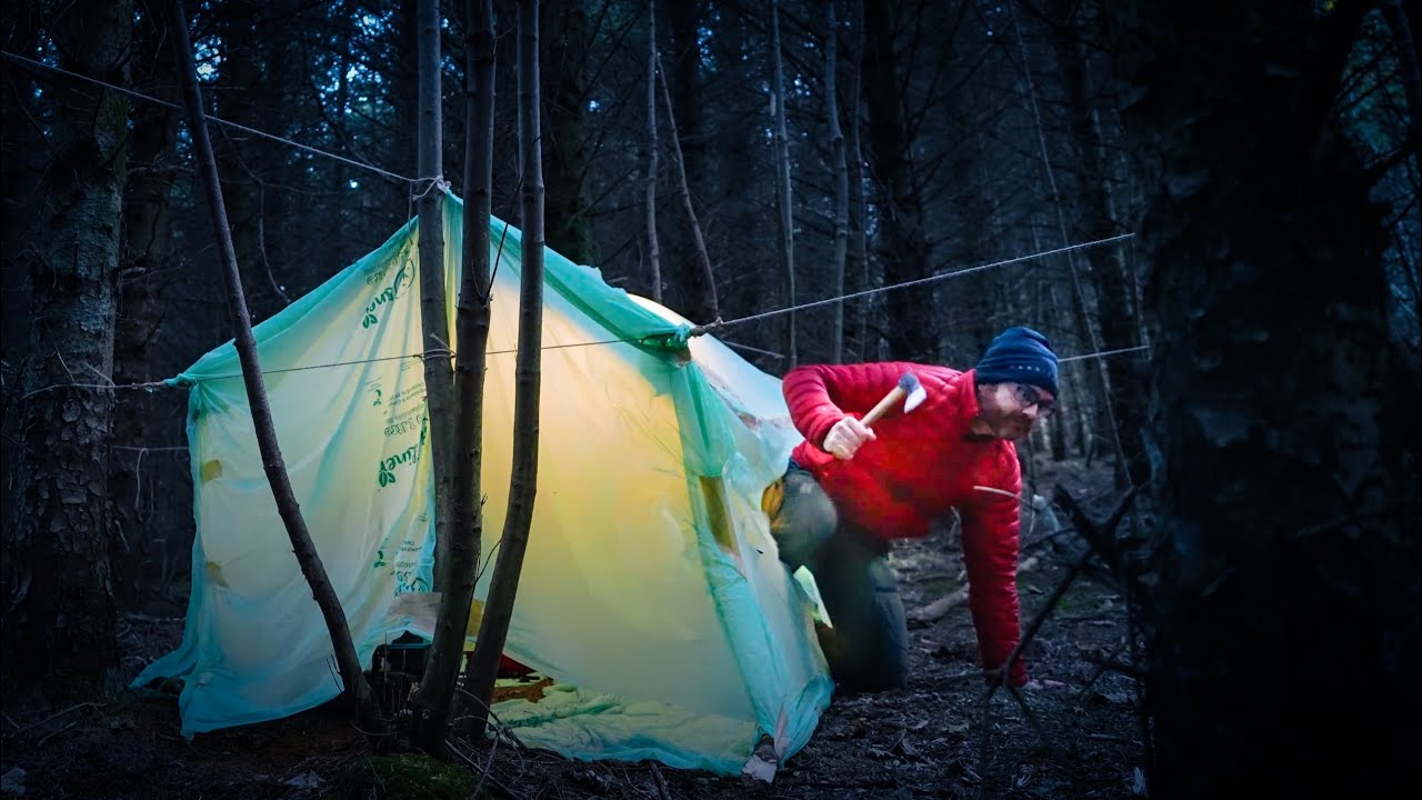 Surviving The Trash Bag Tent Challenge