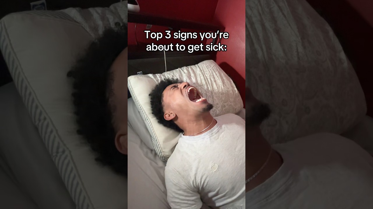 3 признака того, что вы скоро заболеете🤢😭
