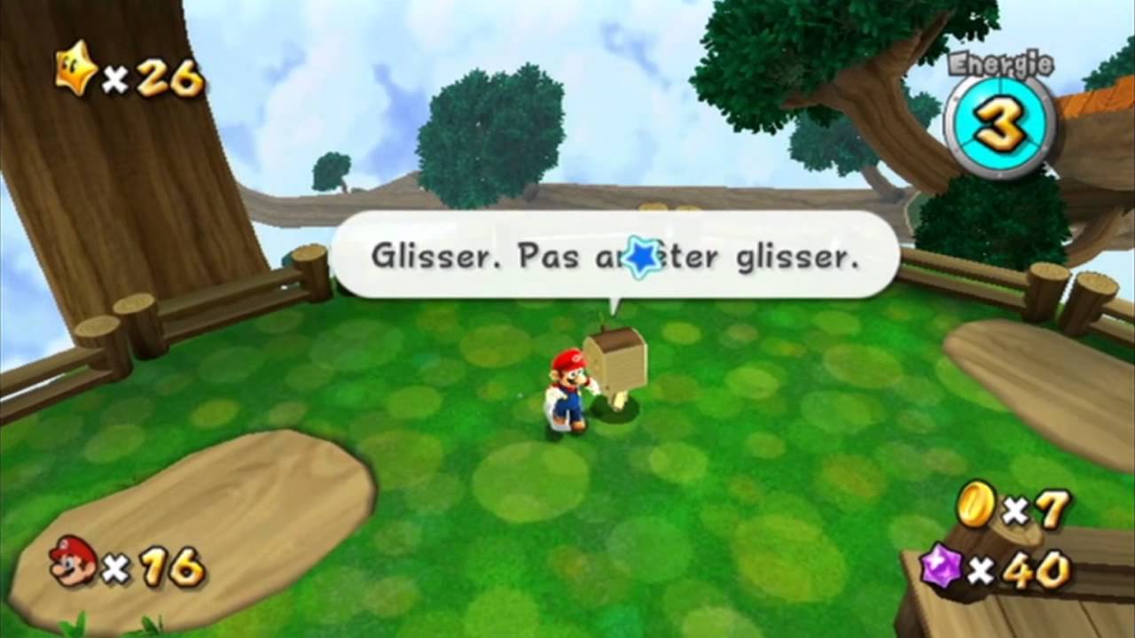 Super Mario Galaxy 2 - Monde 3 - Tronc sans fin : Glissade sylvestre