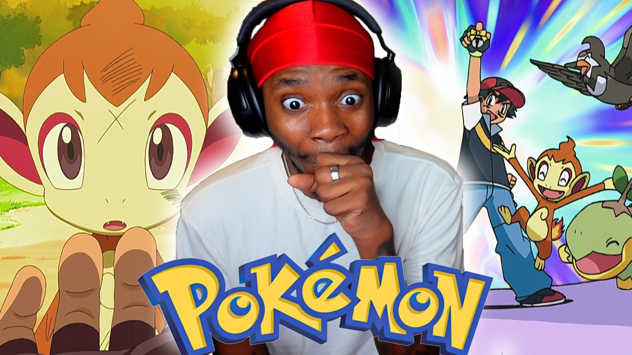 ASH GETS CHIMCHAR!!! *First Time Watching* Pokémon Diamond & Pearl Episode 50-52 Reaction