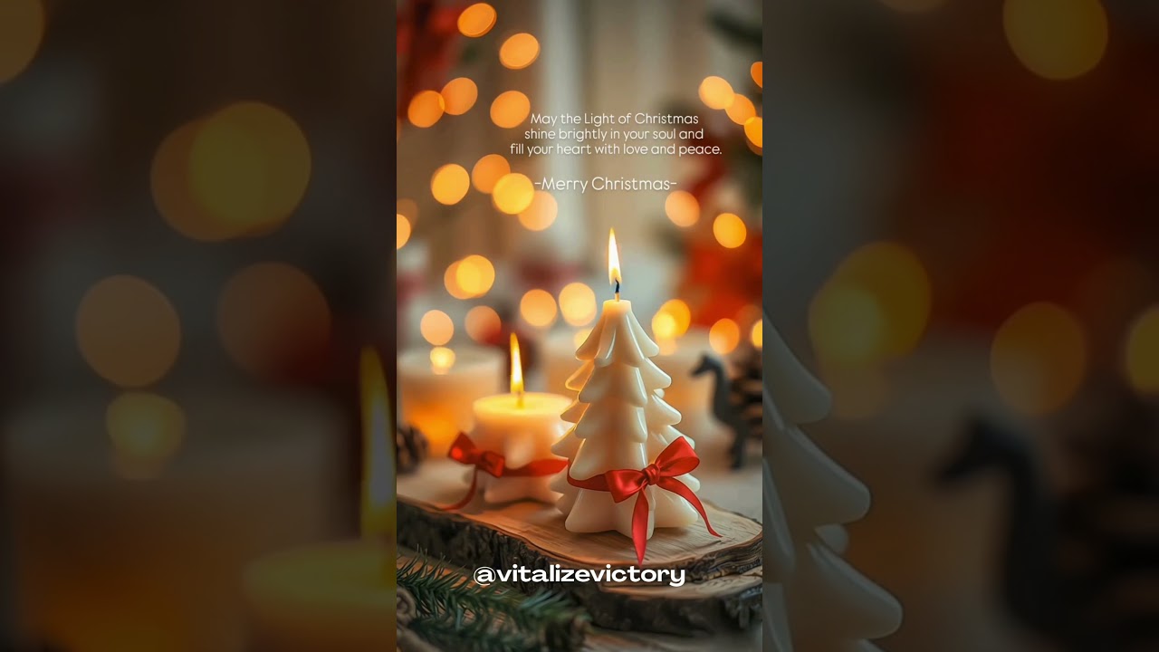 Light of Christmas fill your soul with love and peace Merry Christmas 