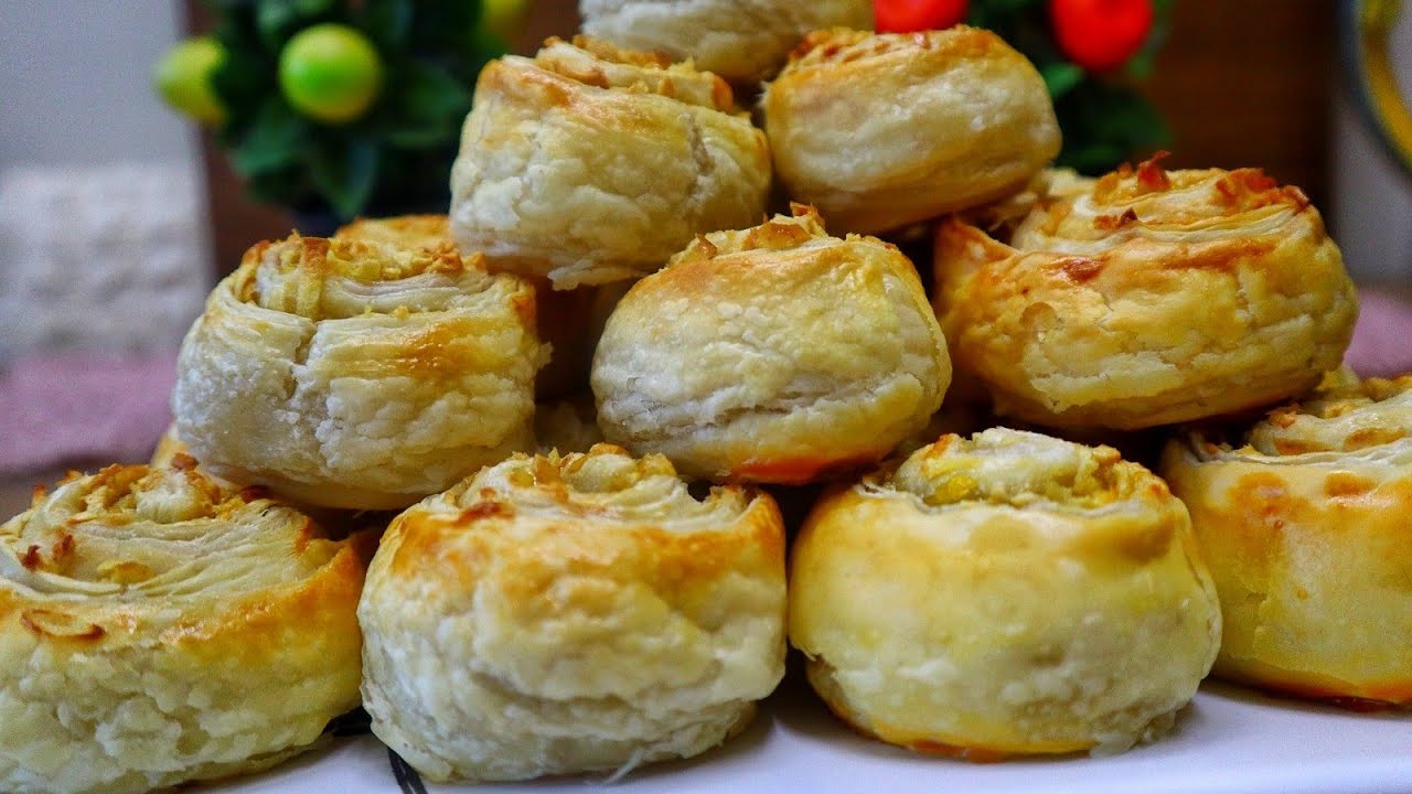 Hamur Yoğurmak Yok!! 😱 Tepsi Tepsi Yapıyorum Sofraya Geldiği Gibi BİTİYOR 😋