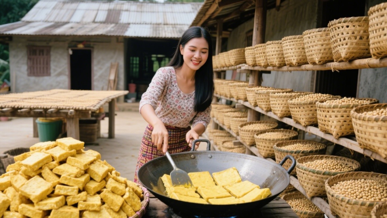 Calor para el alma: el meticuloso oficio tras el tofu que chisporrotea con alegría en el wok.