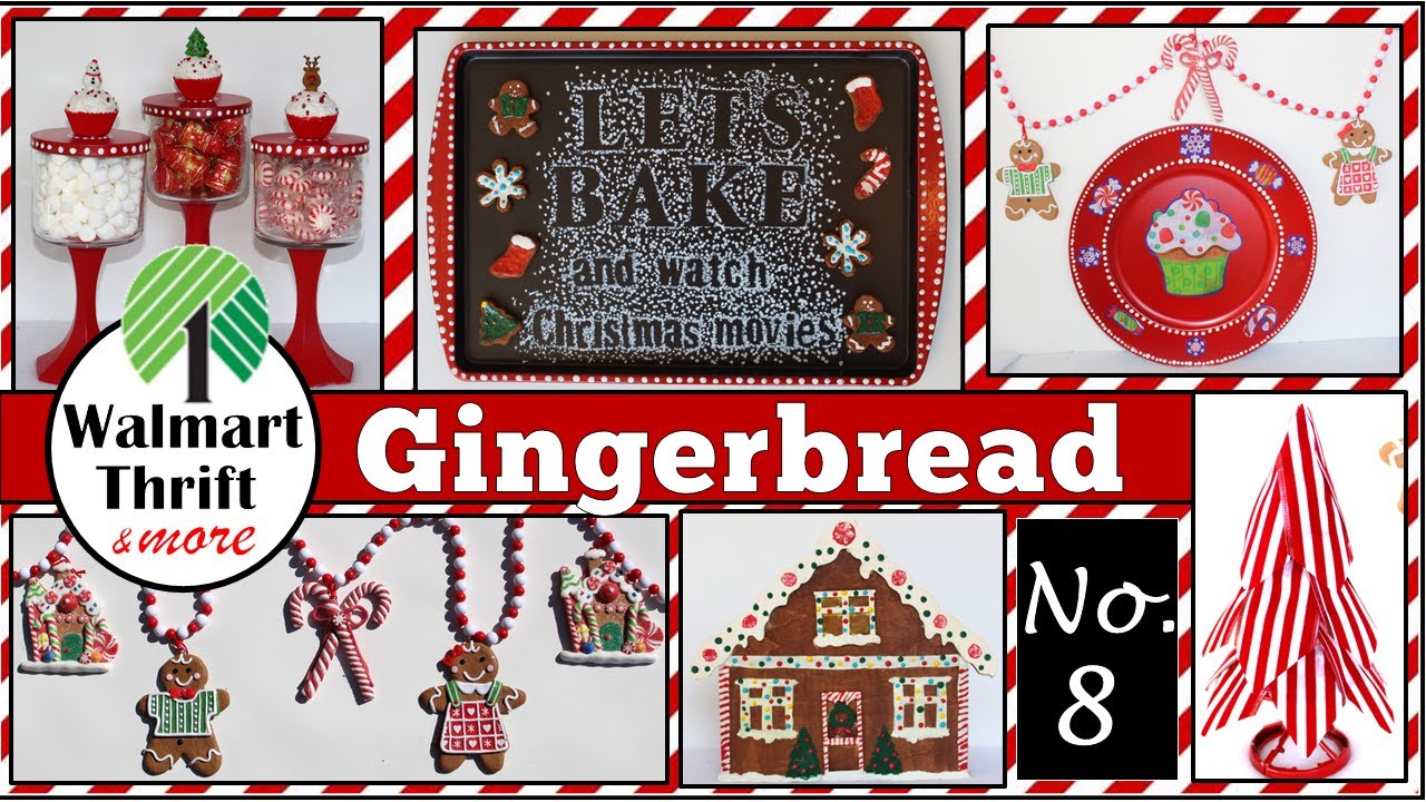 DOLLAR TREE + DIY GINGERBREAD CHRISTMAS DECOR | 12 Styles Part 8