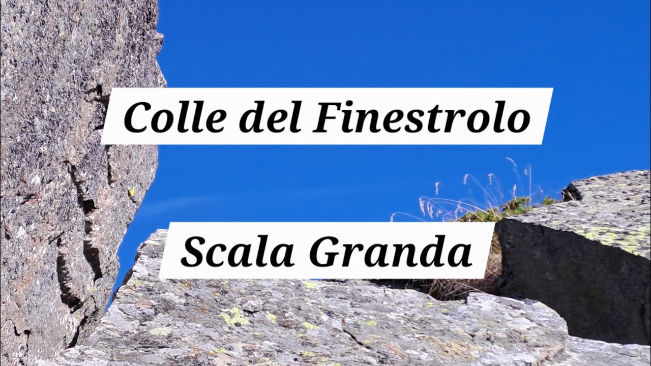 COLLE del FINESTROLO.                                   LA SCALA GRANDA