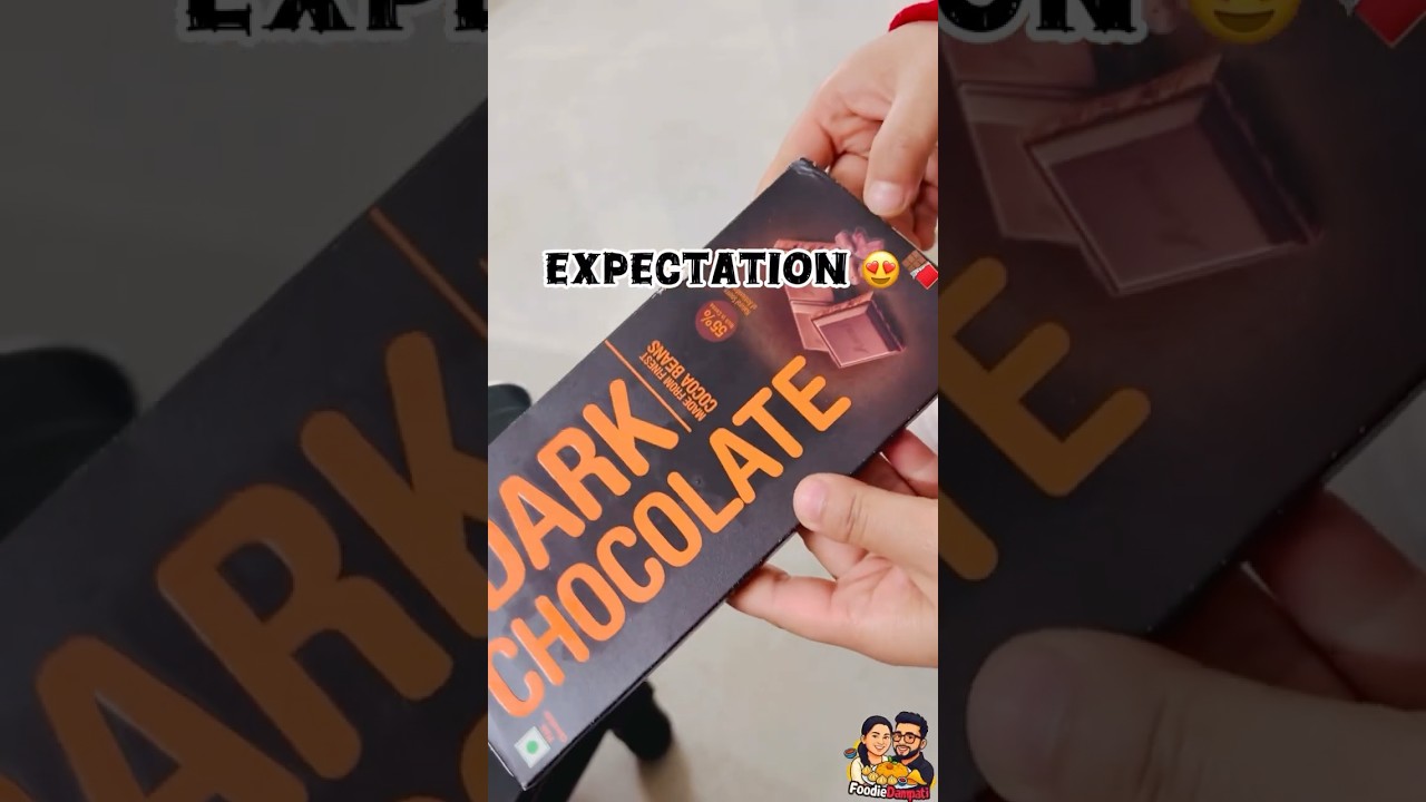 Amul Dark Chocolate 🍫 kholi aur… MOYE MOYE 😭 | Foodie Dampati