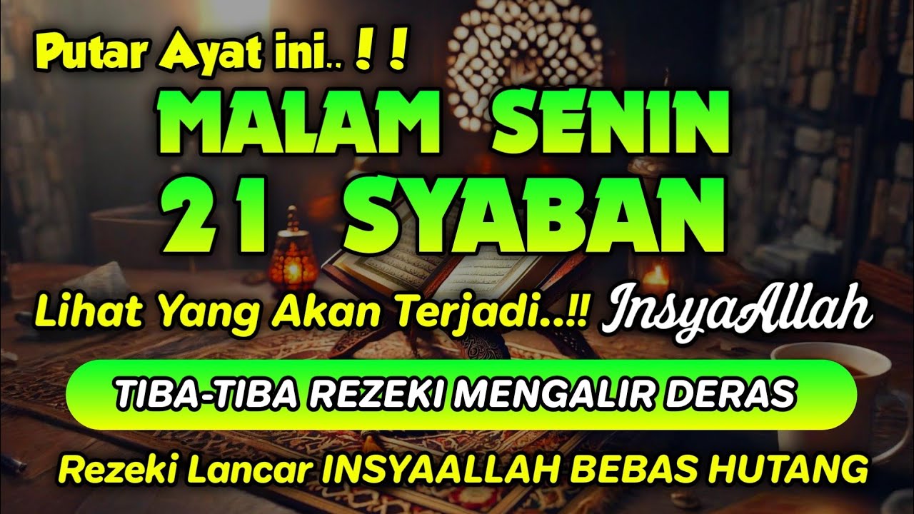 Sempatkan Baca 1x Setelah Magrib - Isya | Doa Pembuka Rezeki Dari Segala Penjuru, Pelunas Hutang