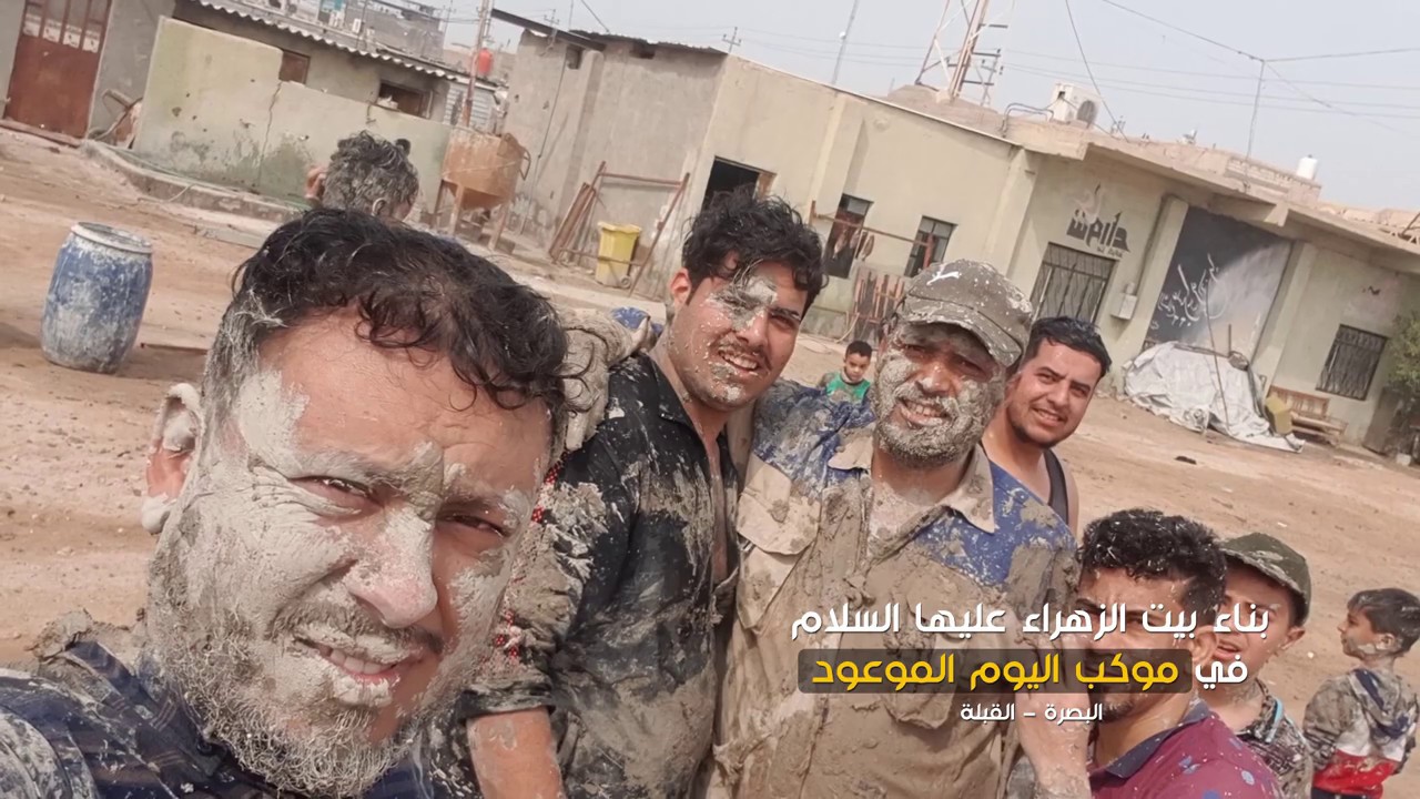 بناء بيت الزهراء عليها السلام في موكب اليوم الموعود - البصرة - القبلة